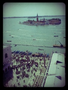 Touristen in Venedig